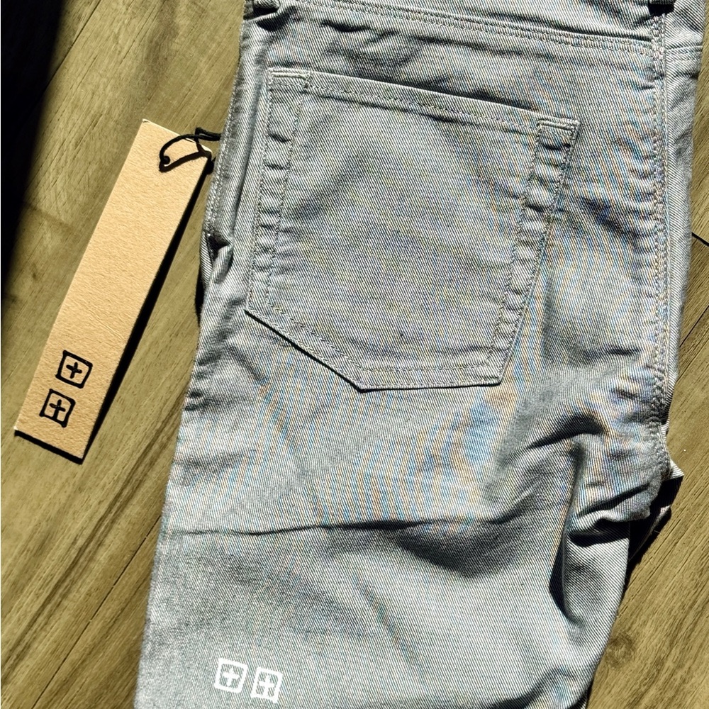 Ksubi Skinny Zip Silver jeans